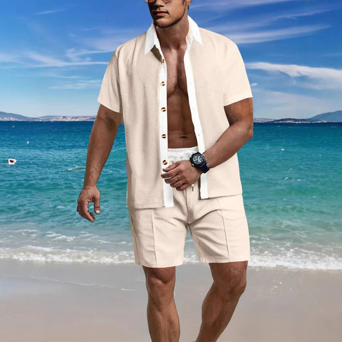 2025 Summer Hot Selling New Men's Casual Versatile beach shorts set